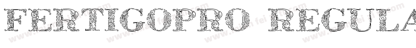 FertigoPro Regular字体转换